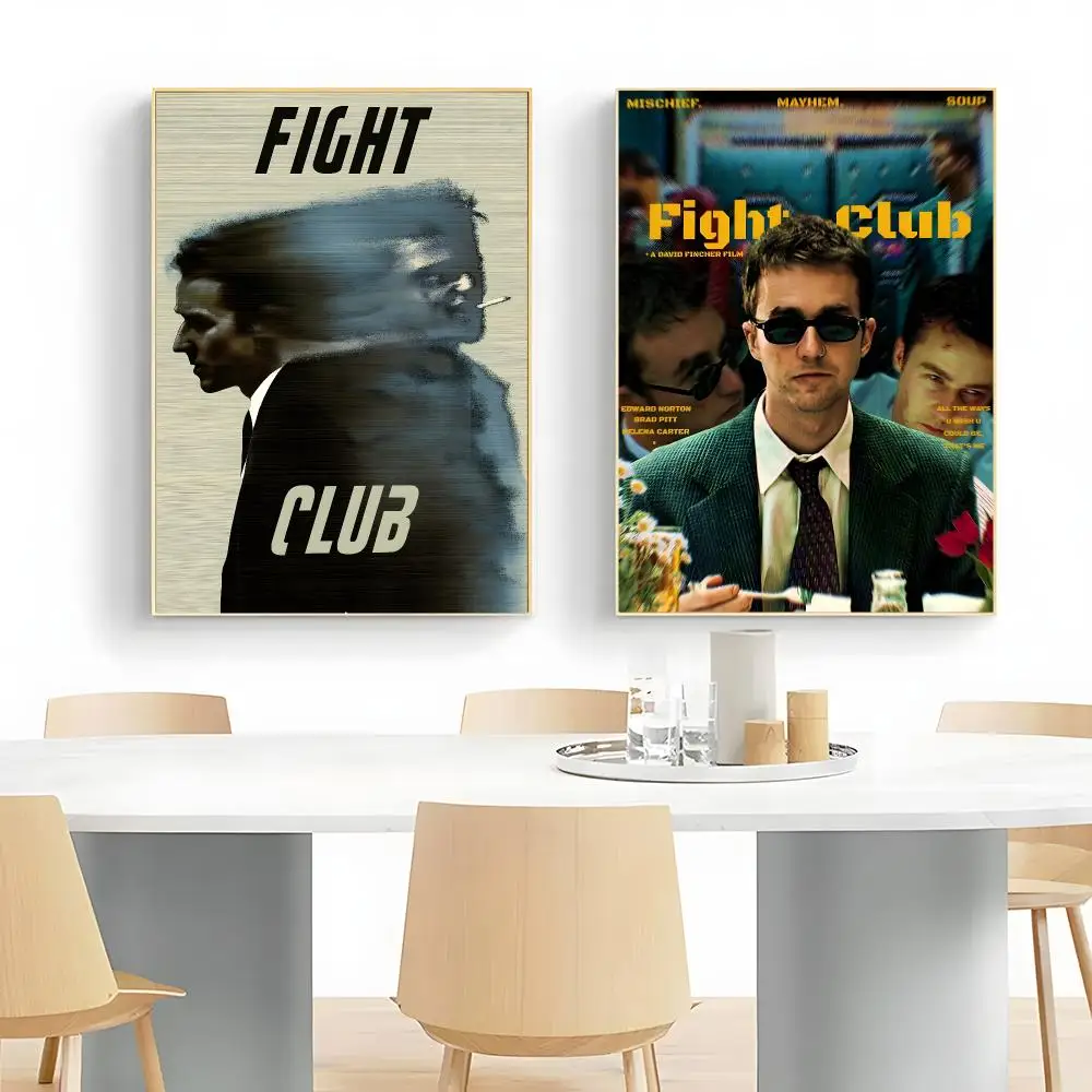 Intense Drama Film F-Fight Club Poster Wall Art Print Decorative Mural Home Decor Gift Unframed