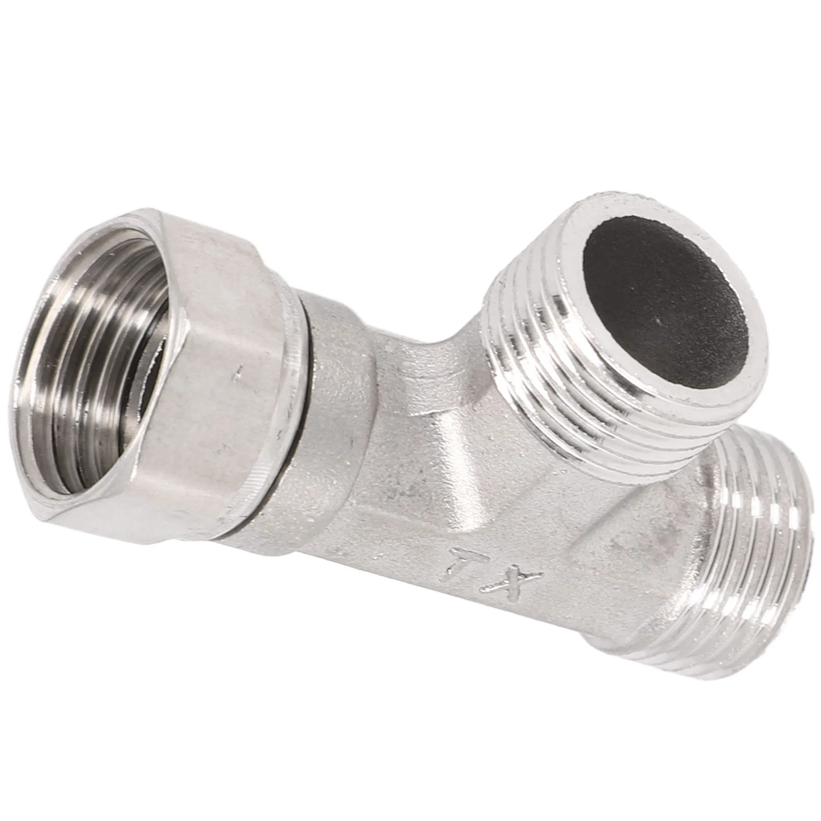 Adapter T 3-drożny zawór przełączający toalety Wanna Toaleta Bidet Spryskiwacz Głowica prysznicowa G1/2 Trójdrożna rura wodna Miedziany adapter T