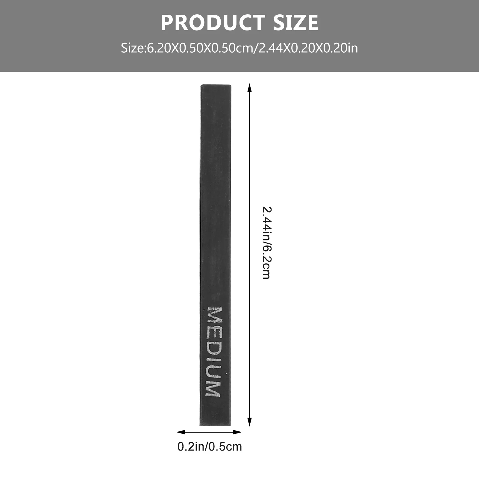 6 uds palitos de carbón varillas de carbón comprimido para dibujar palitos de carbón negro suministros de arte herramientas de pintura barras de bocetos