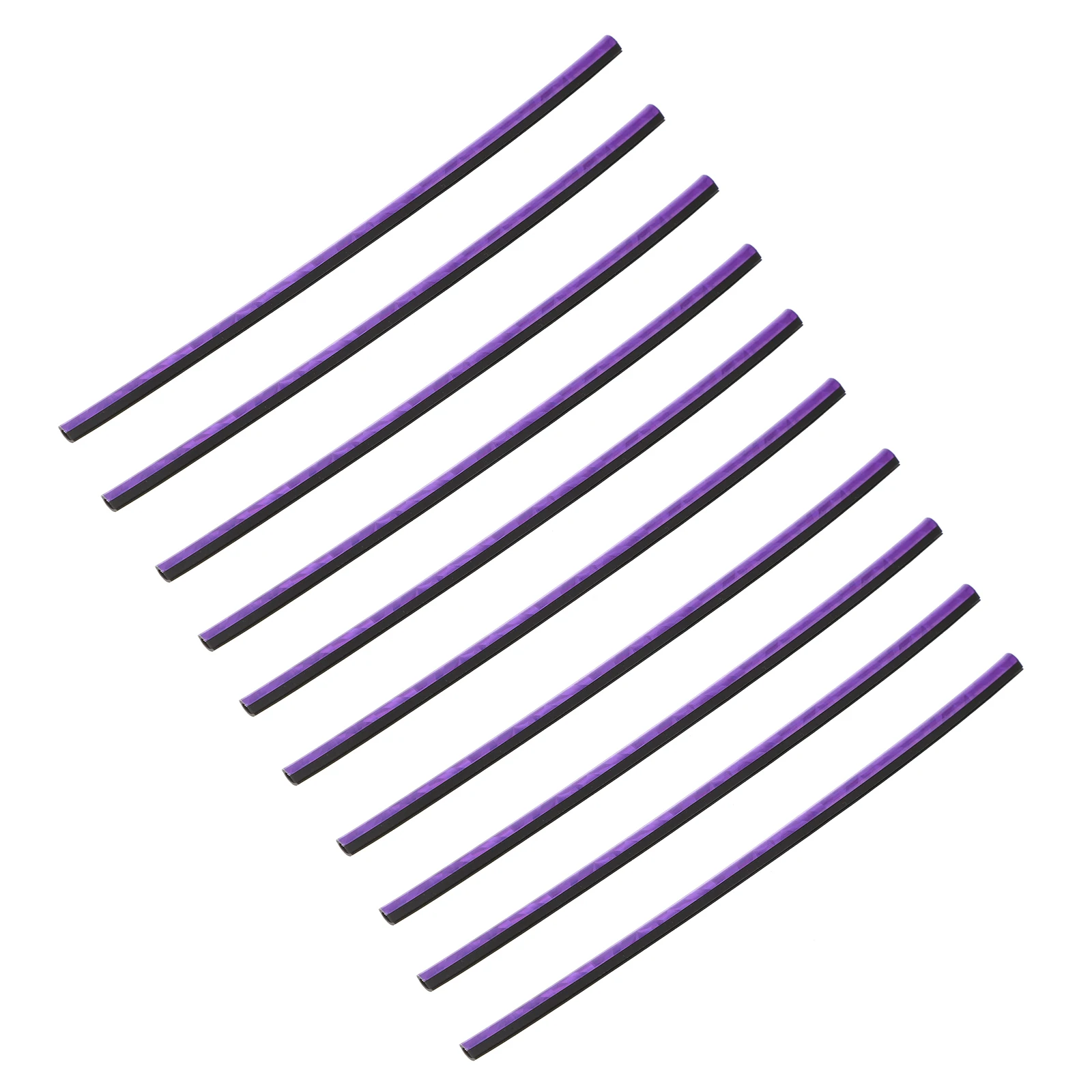 

10pcs Car Interior Outlet Trim Strips U Shape Colorful Vent Grille Decorative Moulding Auto Outlet Replacement Parts Vehicle