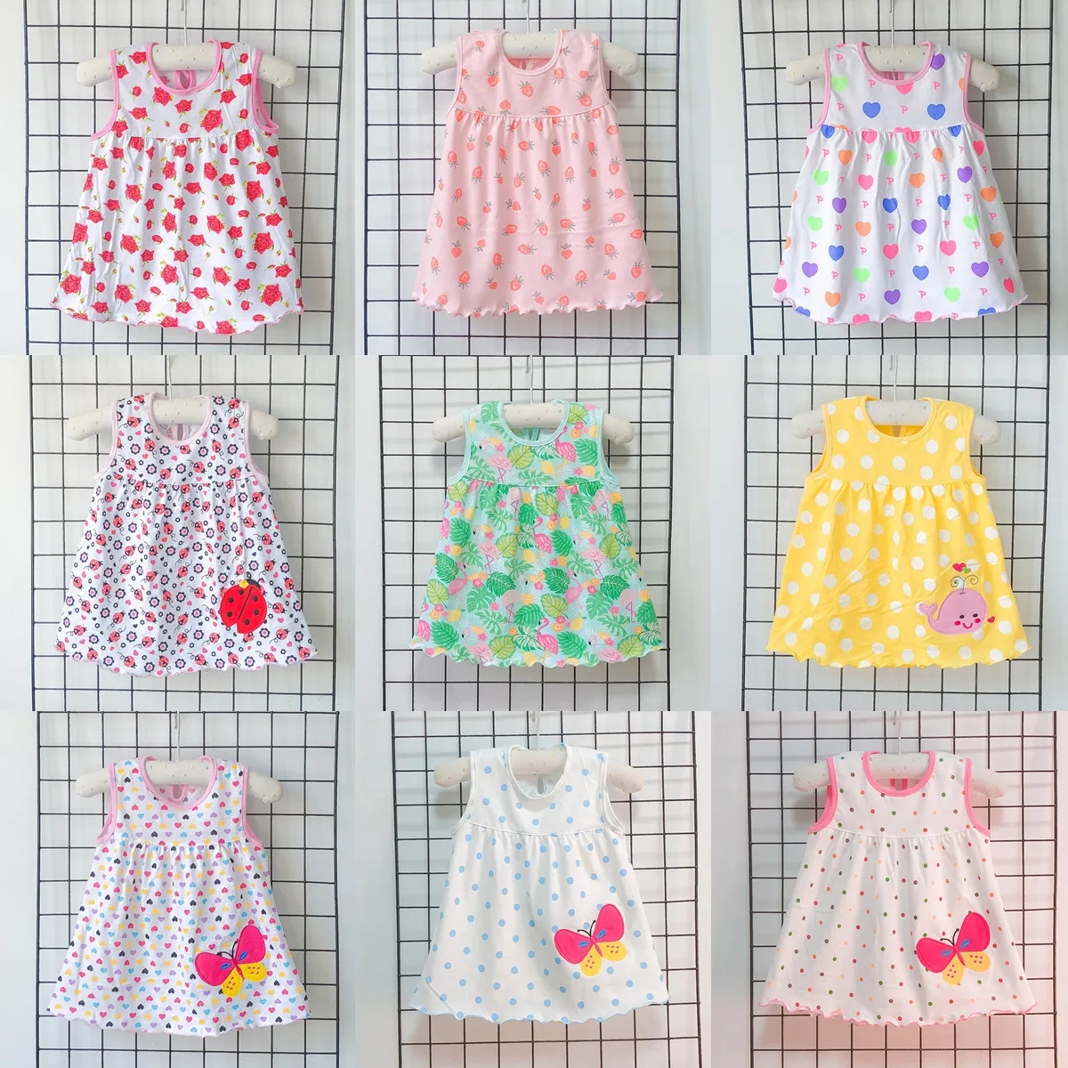 New Baby Summer Dress Kids clothes girls Cotton Princess Frock for Girl Clothing Girls Clothes 0 - 2Y Skirt Toddler Dresses