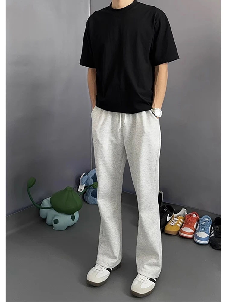 

Мужские прямые брюки Cleanfit для похудения, весна-осень, в американском ретро-стиле с цветочным принтом, новинка 2024 года, модный бренд, защита от морщин