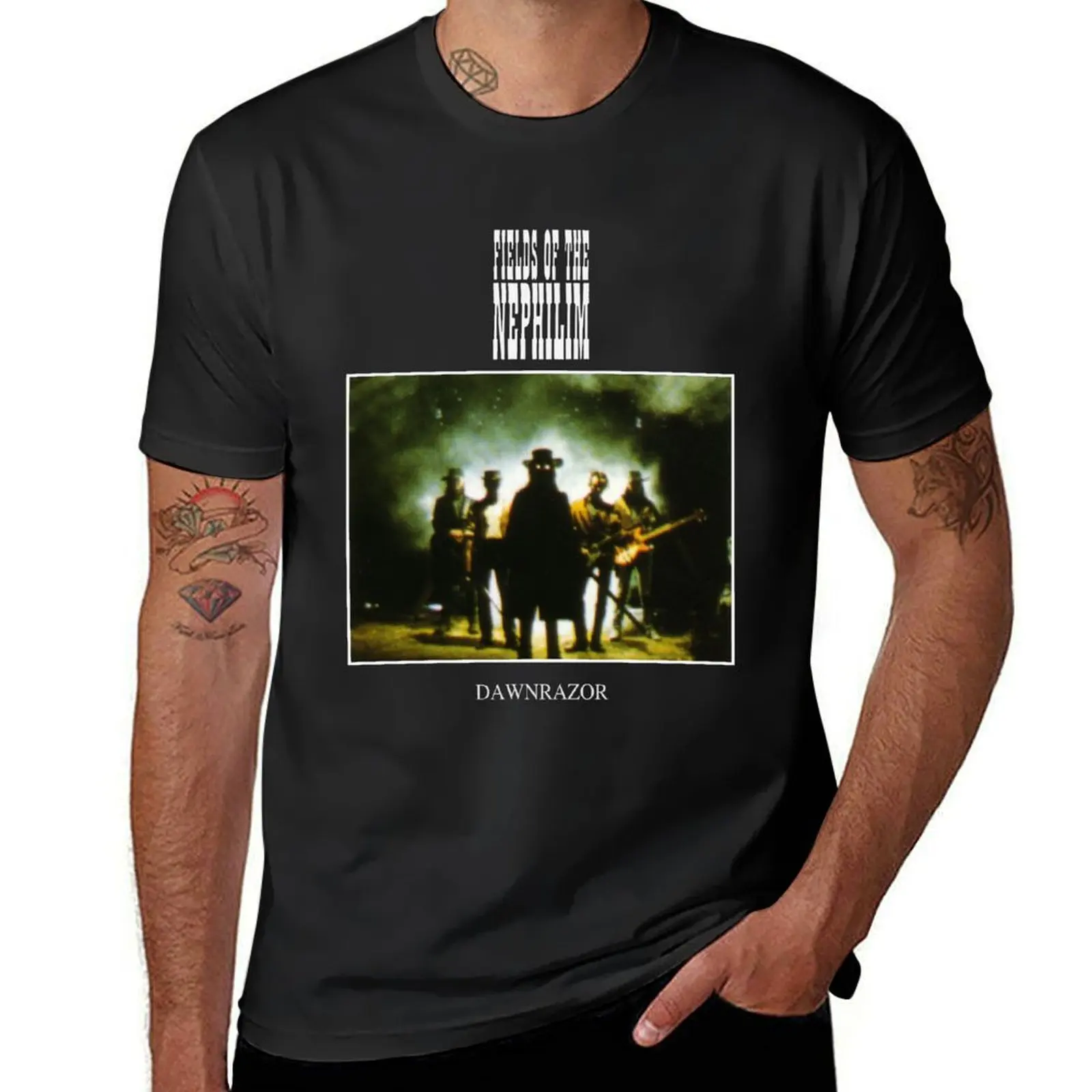 

Fields of the Nephilim Dawnrazor T-Shirt tees plus sizes t shirt for men