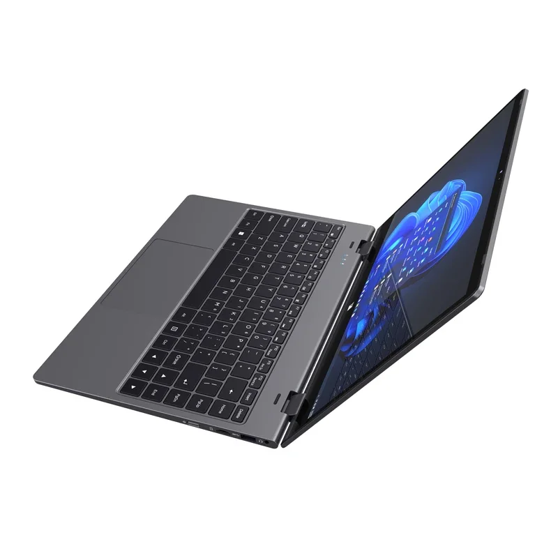Mini laptop YOGA da 14 pollici Intel N95 32 GB DDR4 2 TB SSD 6000 mAh Tablet 2 in 1 2.5K 2560*1440 Schermo touch 360 °   Lo studio dell'ufficio ribaltabile