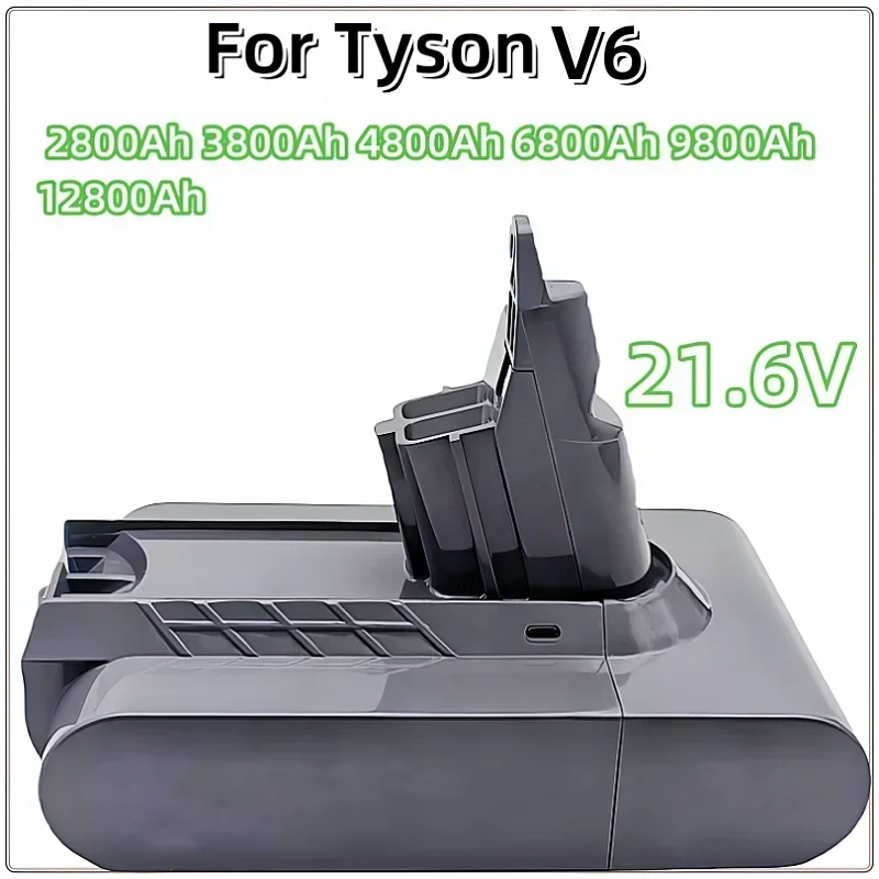 Batería de iones de litio 100% Original 21,6 V 2.8Ah-12.8Ah para V6 DC58 DC59 DC62 DC74 SV09 SV07 SV03 965874 -02 Batería para aspiradora L30