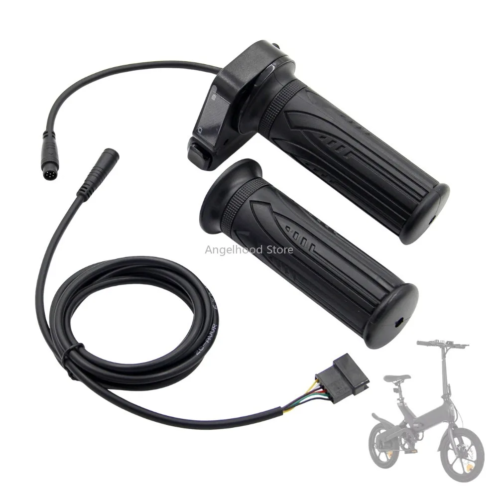 

Поворотная дроссельная заслонка для электронного скутера, 48 В, поворотная ручка, ускоритель с дисплеем мощности, поворотная ручка, запасные части для скутера