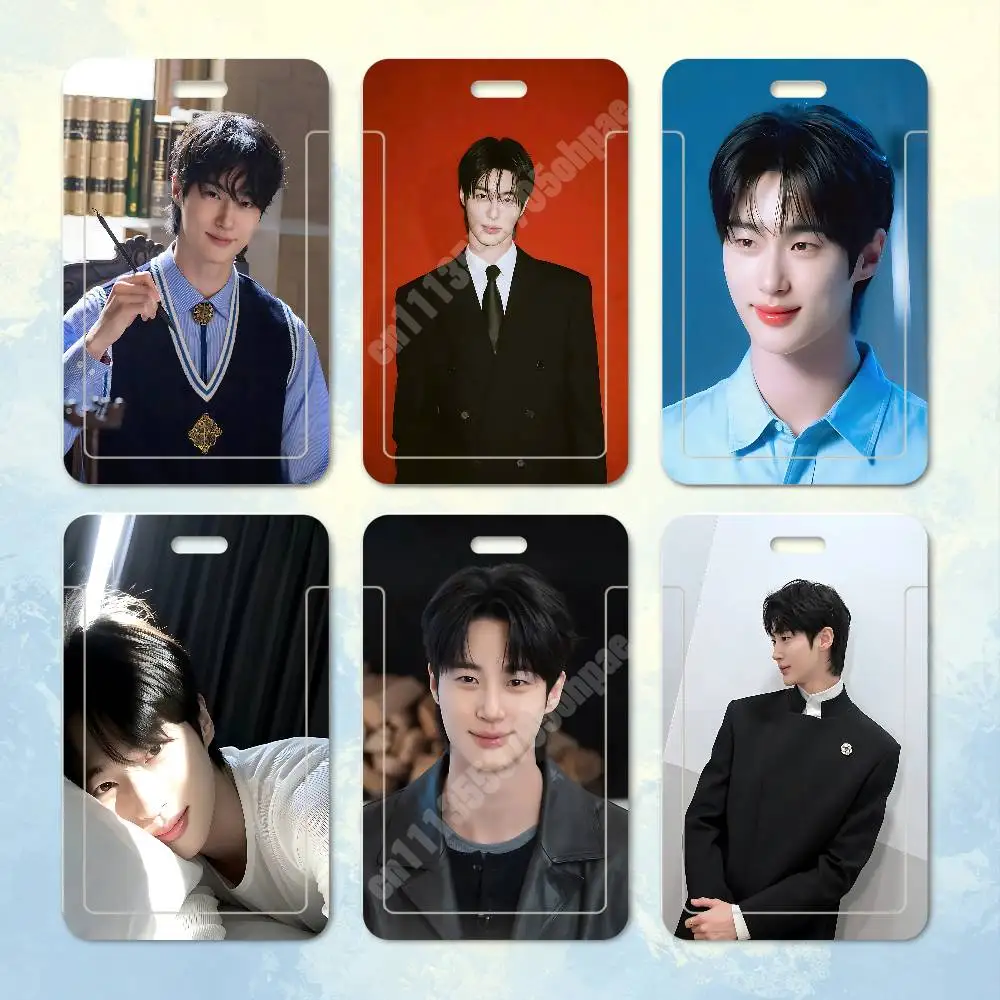 Прозрачный пластиковый держатель для карт Kdrama B-Byeon W-WooSeok, пропуск сотрудника, идентификационная карта, бейдж для доступа в кампус