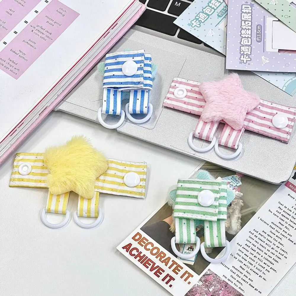 New Display Buckle Bag Hanging Buckle Cute Cartoon Handmade Display Buckle Star Pattern Keyring Jewelry