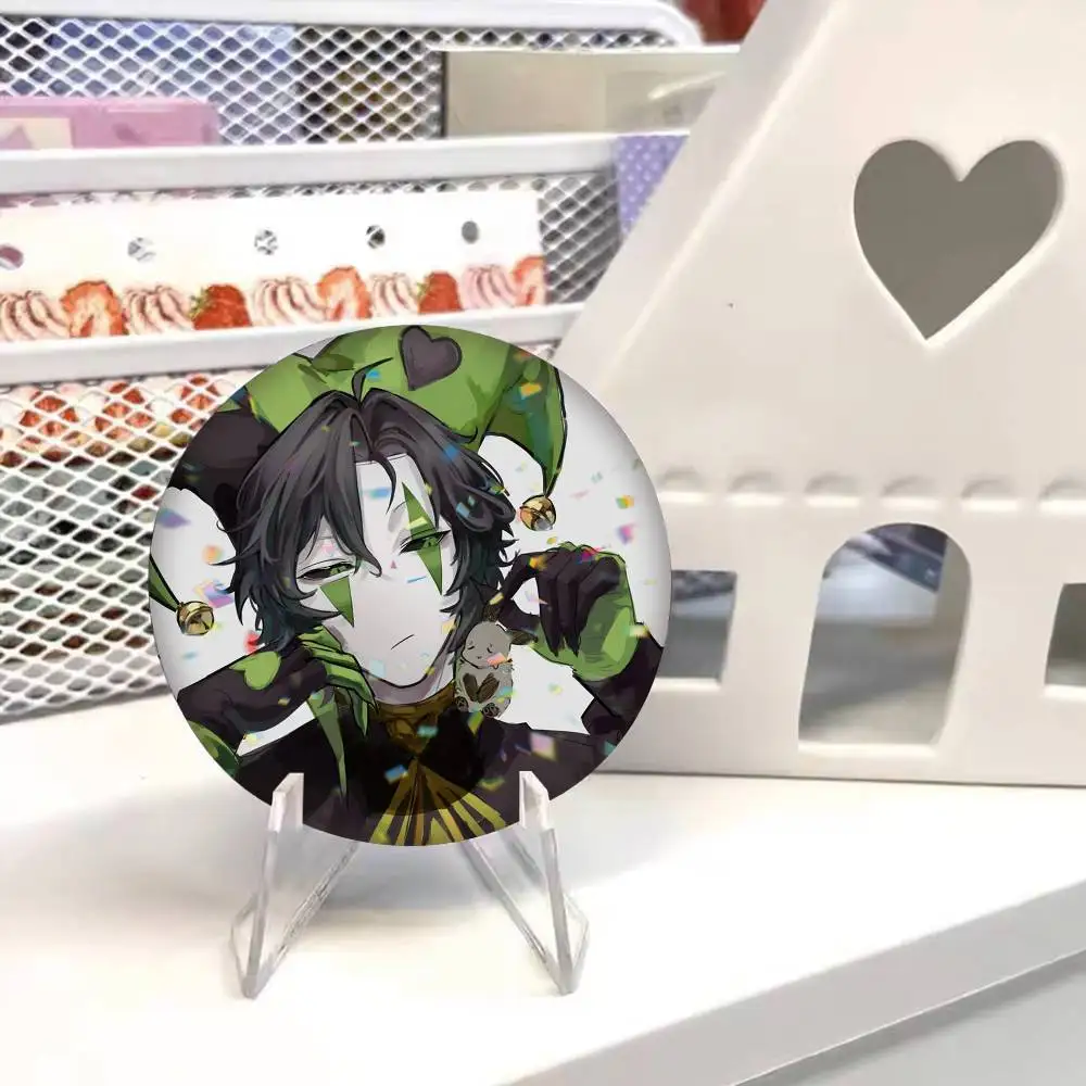 Harlequin F-Freak C-Circus 25mm 32mm 44mm 58mm 75mm Brooches Badges Pins for Accessories Gift