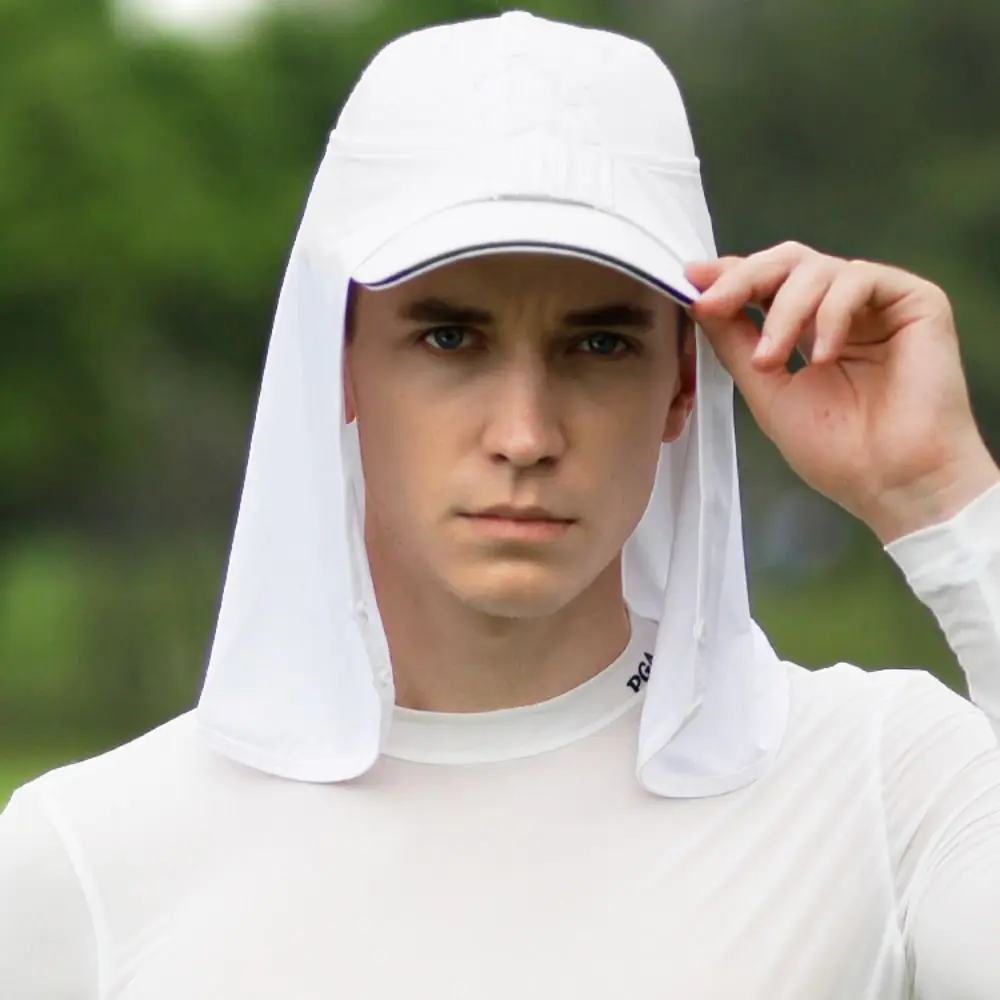 منديل واقي من الشمس من آيس سيلك جولف مع قناع مرن وناعم وجيد التهوية بدون غطاء مريح للحماية من الشمس