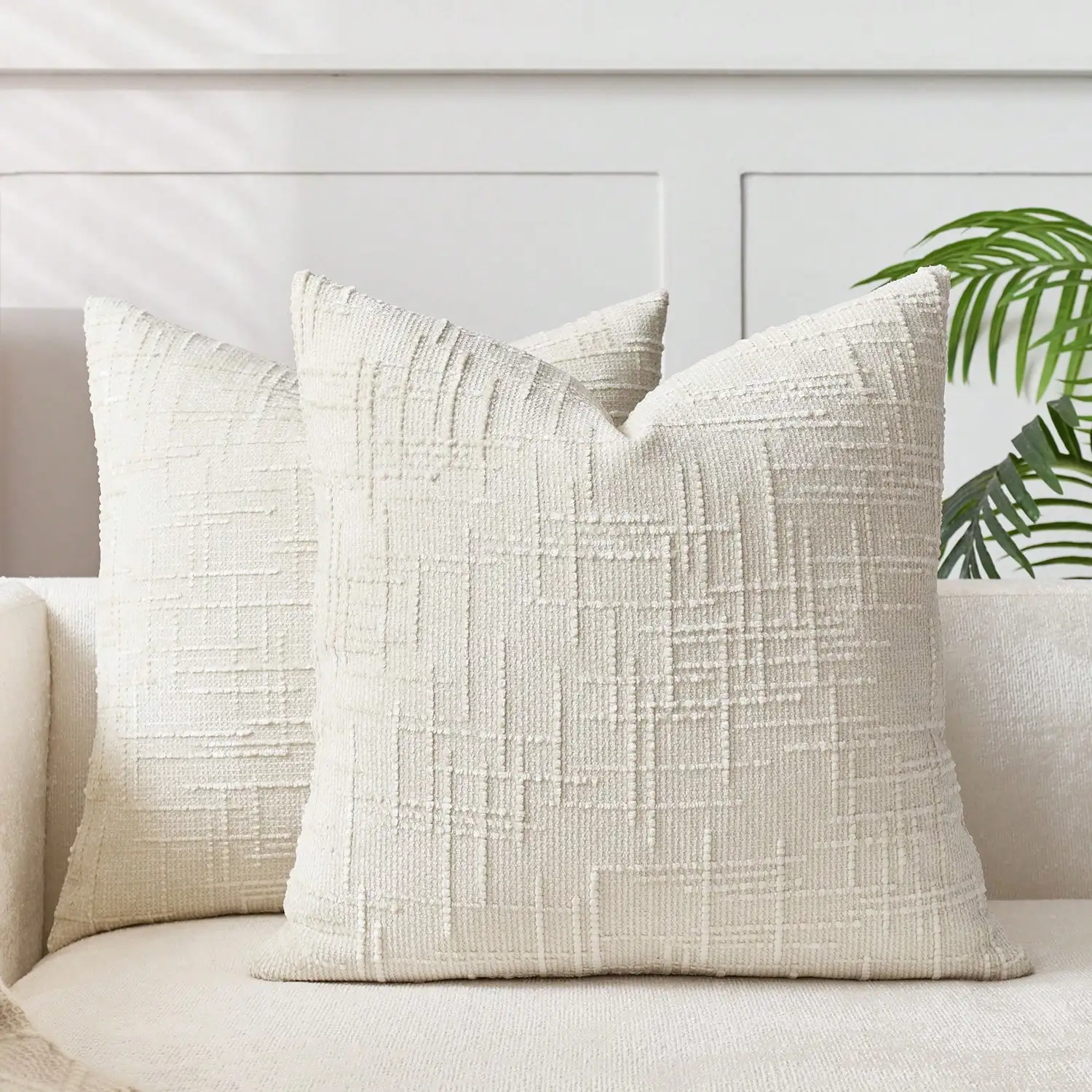 1pcs Khaiki Chenille Cushion Cover 30x50CM Striped Geometric Throw Pillow Cover Decor Home Cushion for Sofa Bed Pillowcase