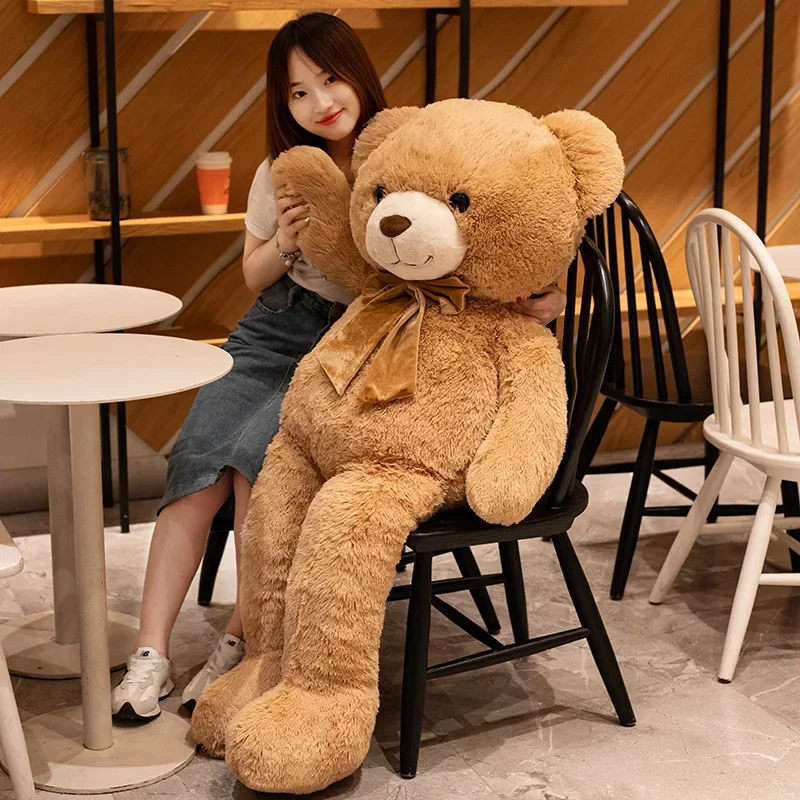 1pc High Quality Giant American Bear Plush Doll Soft Stuffed Animal Teddy Bear Plush Toys Girls Valentine Lover Birthday Gift