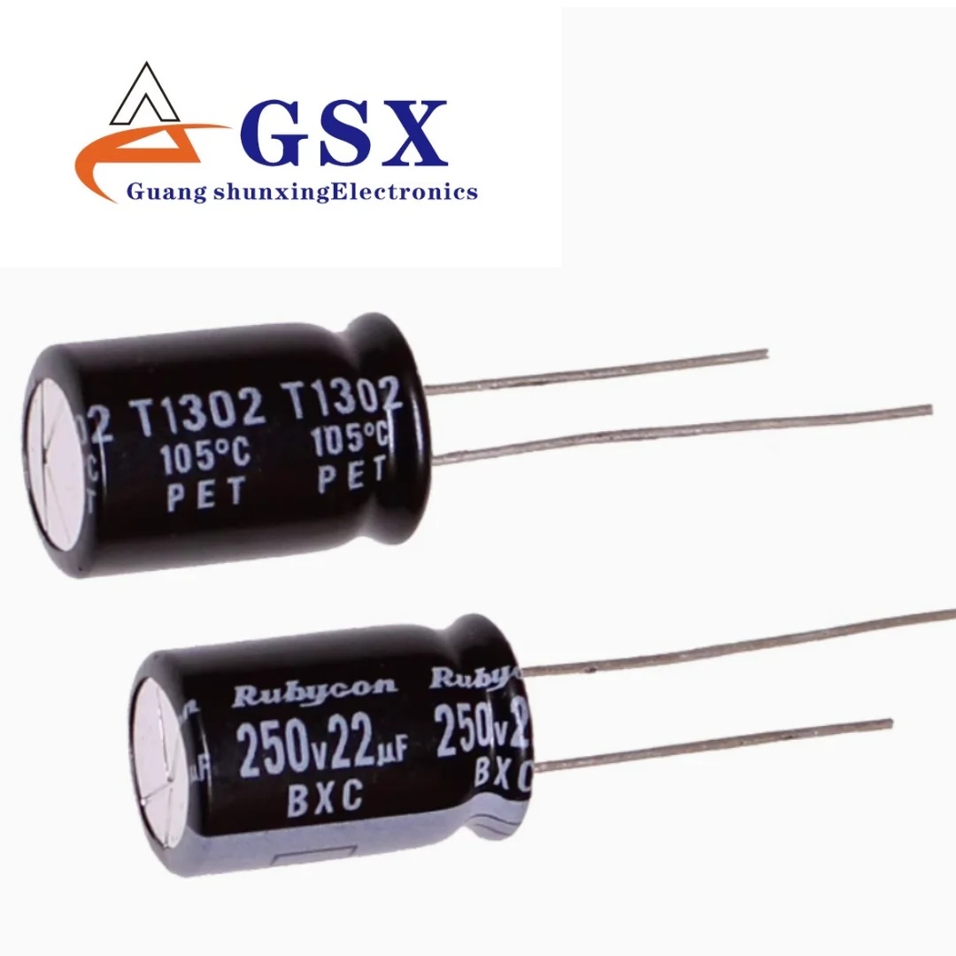 

Brand new original imported aluminum electrolytic capacitor 250v22uf 10 * 16 ruby BXC high-frequency long-life