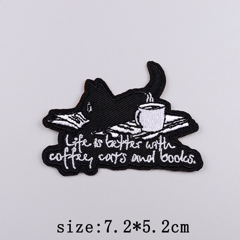 Horror Patch Hip Hop Embroidered Patches For Clothing Thermoadhesive Patches On Clothes Punk Fusible Patch For Clothes Hook Loop