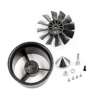 JMT QX-Motor 6-Blades 12-Blades Fan EDF Ducted Fan Without Motor 30mm / 60mm / 64mm / 70mm For RC Airplane Model Drone