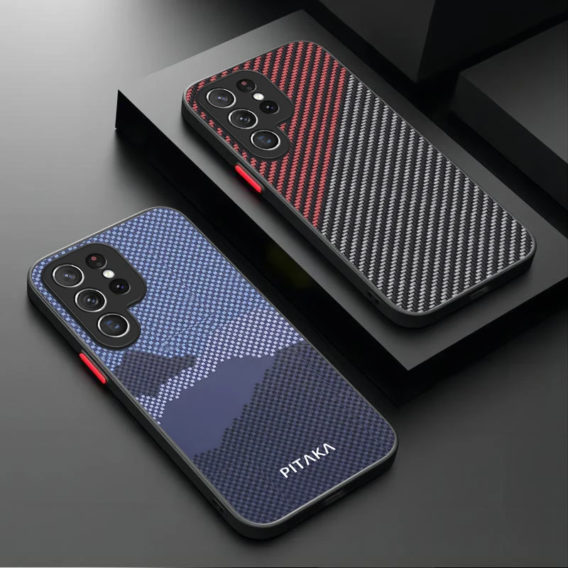 Kevlar Aramid Carbon Fiber Case For Samsung Galaxy S25 S24 S23 Ultra S22 S21 Plus FE A56 A36 A26 A16