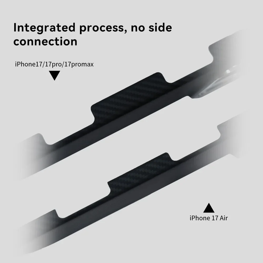 حافظة هاتف كيفلر مغناطيسية رفيعة للغاية 1500D/600D غطاء مقاوم للصدمات من ألياف الأراميد لهاتف آيفون 17 اير برو ماكس