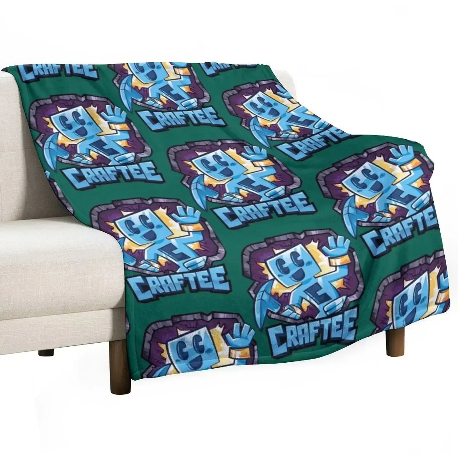 

Cute Craftee Throw Blanket for sofa Camping Polar Blankets