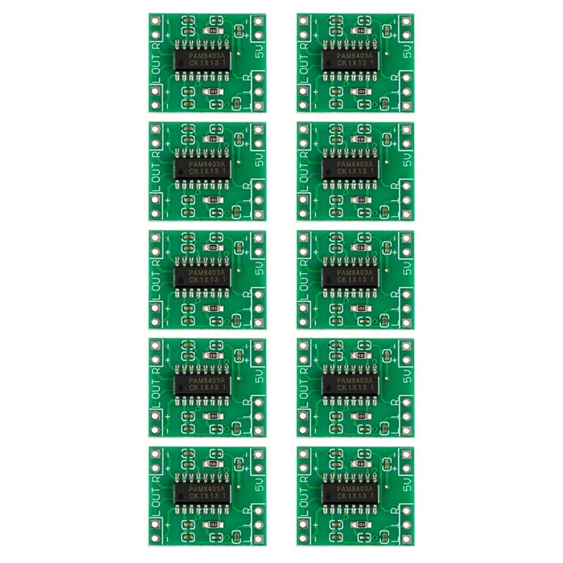 M16K-30 PCS PAM8403 Module Super Mini Digital Amplifier Board 2 X 3W Class D Digital 2.5V To 5V Power Amplifier Board