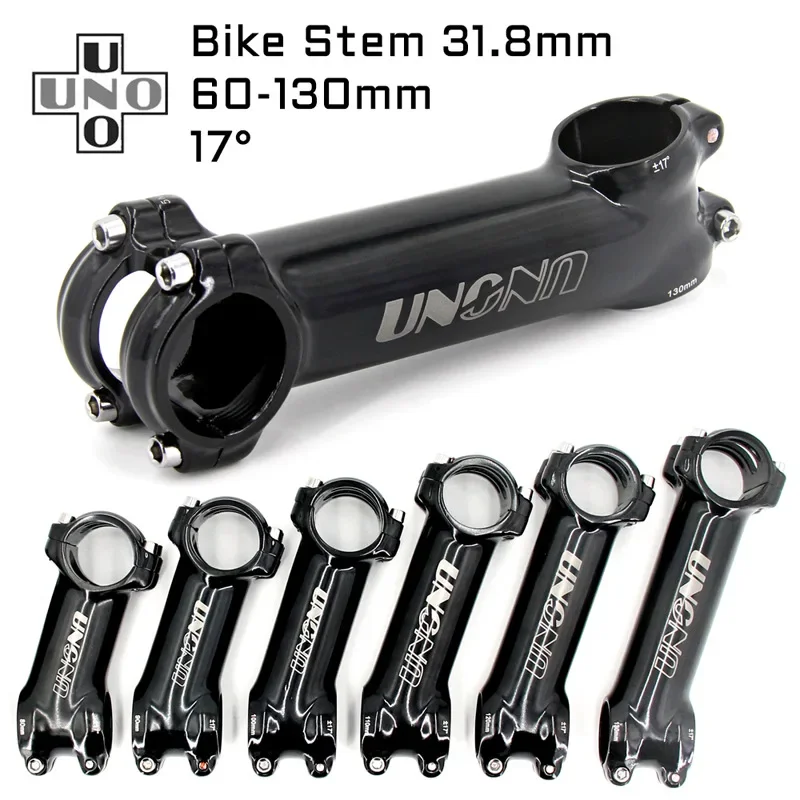 UNO Hot Selling MTB Stem60/70/80/90/100/110/120/130 Length Bicycle Stem Fit for 31.8mm Mountain Road Bike Handle Bar