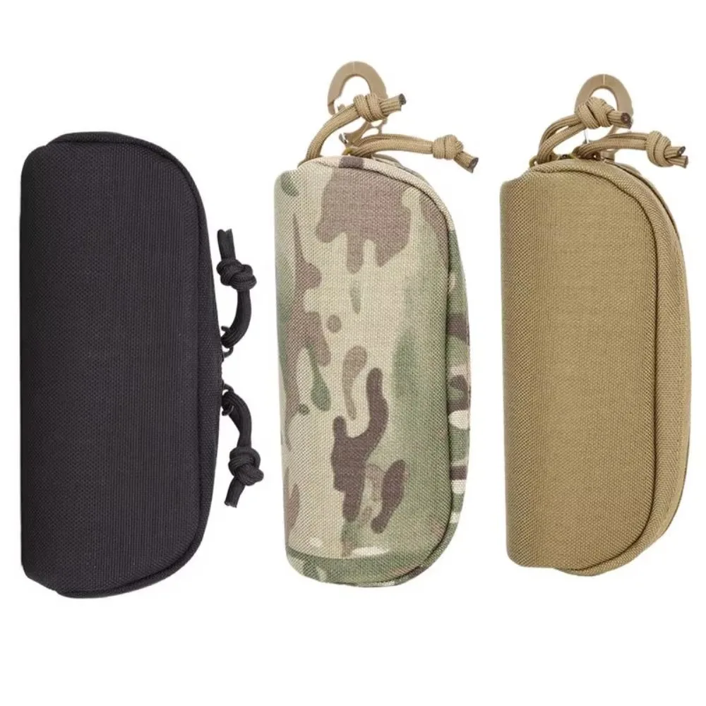 

New Nylon Glasses Case Hard Shell Anti Pressure Glasses Pouch Portable Waist Pack for Hunting Outdoor Accessories