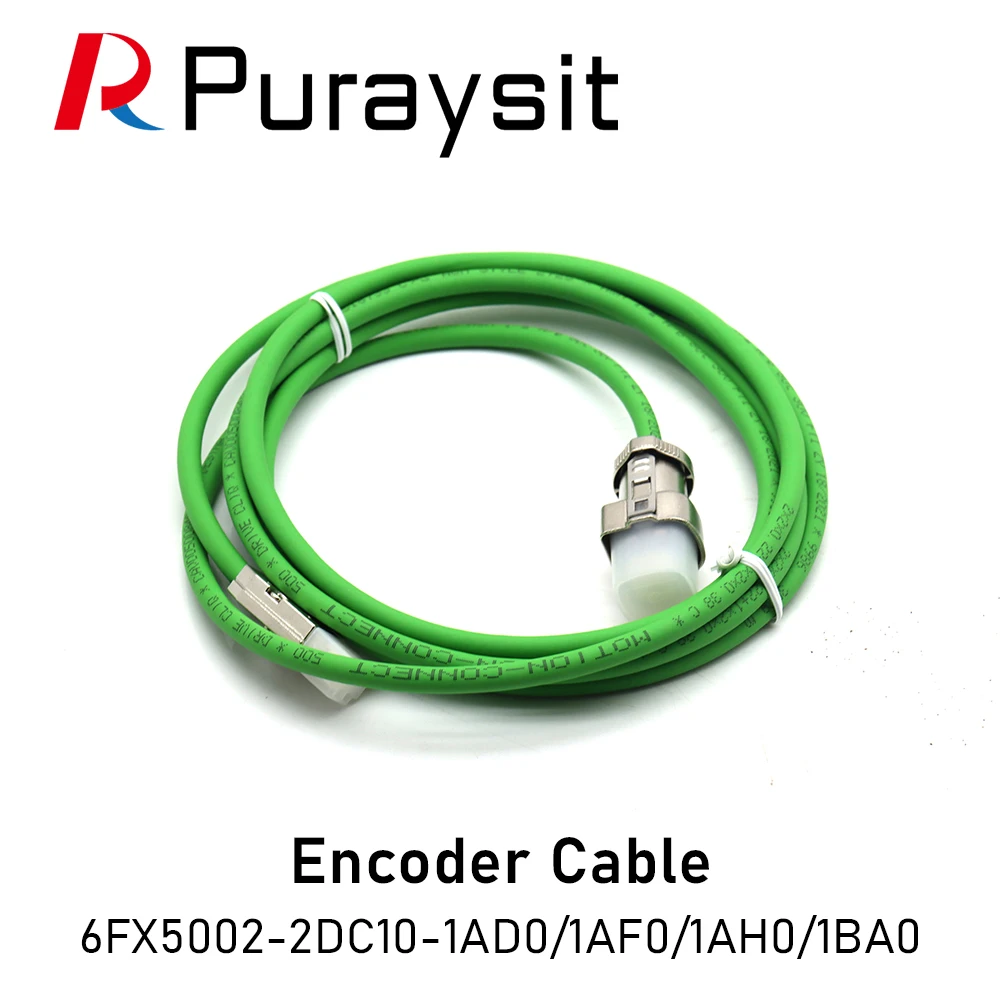 Puraysit Servo Motor Encoder Cable 6FX5002-2DC10-1AD0 6FX5002-2DC10-1AF0 6FX5002-2DC10-1AH0 6FX5002-2DC10-1BA0 for Siemens