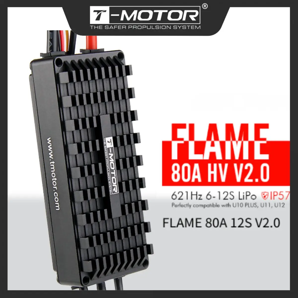 

T-MOTOR Multi-Rotor Uav Drone ESC FLAME 80A 12S V2.0 6-12S Electronic Speed Controller For P80 U11II MN705S MN805S U7 V2.0 motor