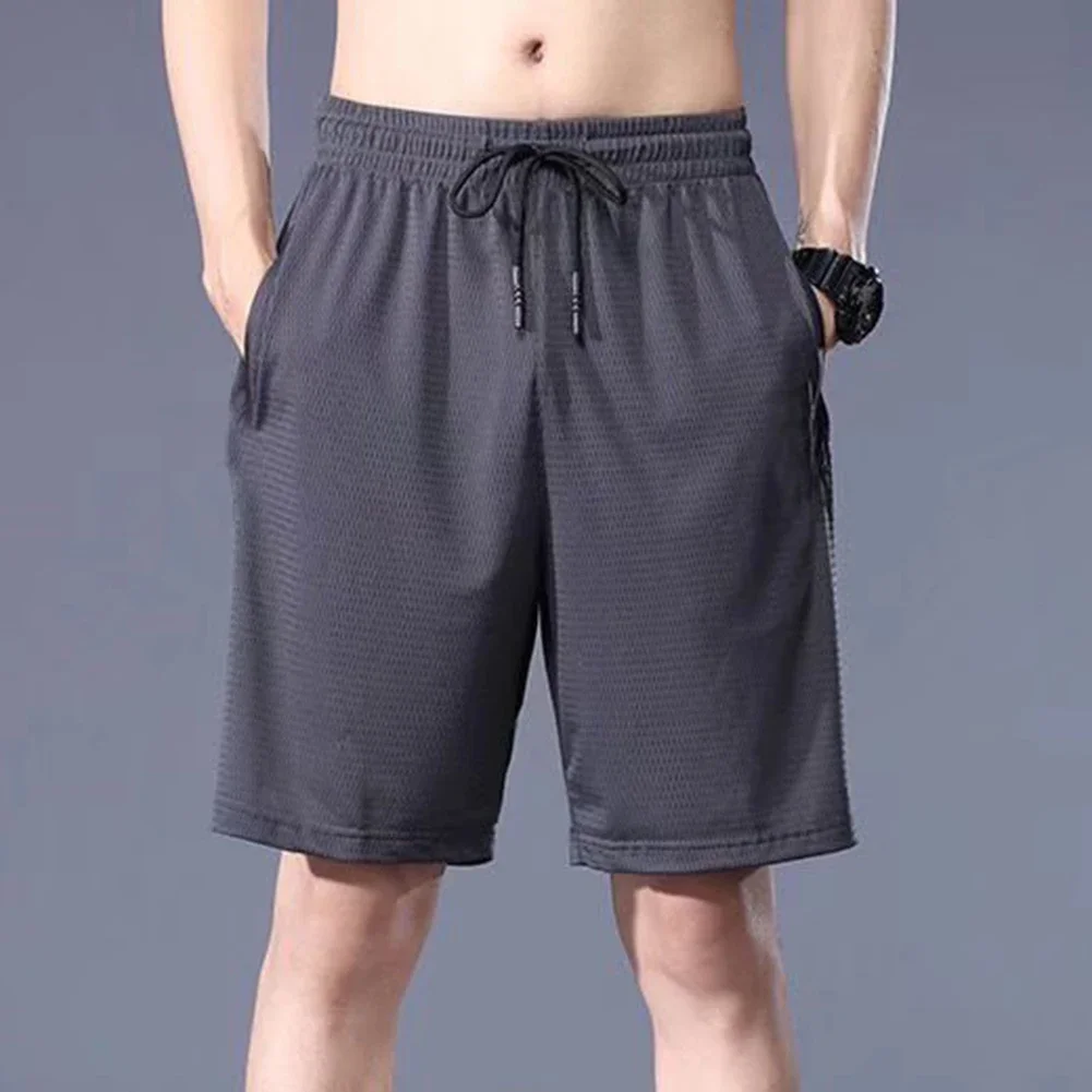 Sweatpants Men Shorts Beach Sweatpants Breathable Casual Sexy Short Pants Solid Color Casual Loose Lightweight