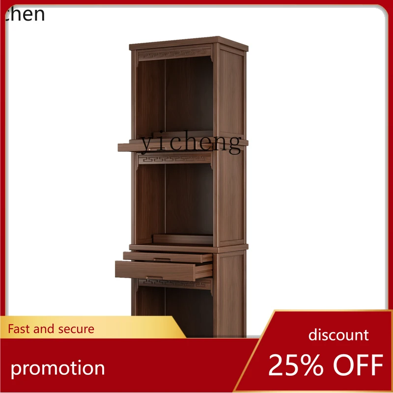 ZMLShentai Cabinet Household three-layer Buddhist niche New Chinese vertical cabinet Living room table