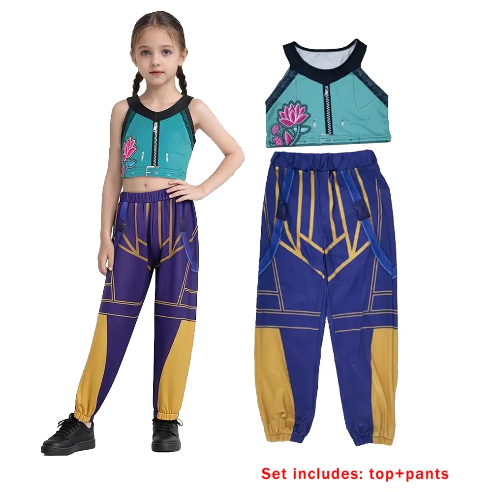 Halloween KPOP Performance Costume Kids Carnival Costume Party Outfits Birthday Party Cloth Kids Carnival Kids Cosplay Costume