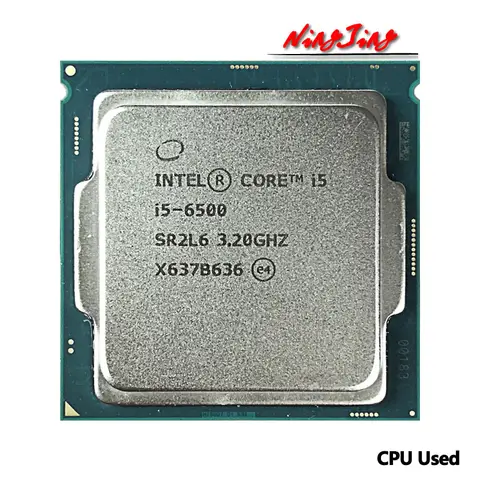 Intel Core i5-6500 i5 6500 3,2 GHz Utilizzato CPU Quad-Core Quad-Thread 65W 6M LGA 1151