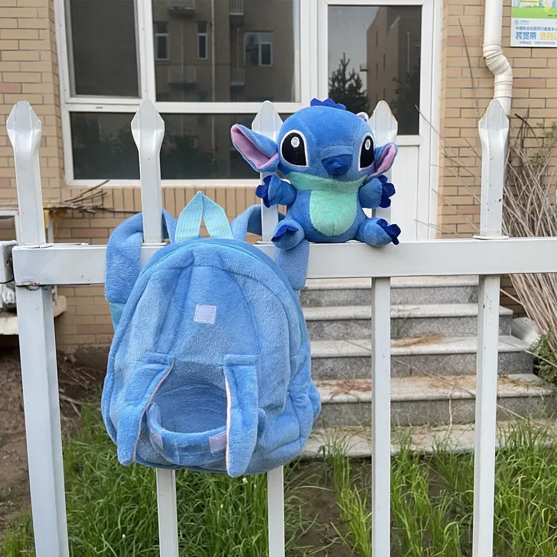Sac à dos en peluche Disney Stitch, mignon, petite capacité, cadeau de noël et d'anniversaire pour enfants