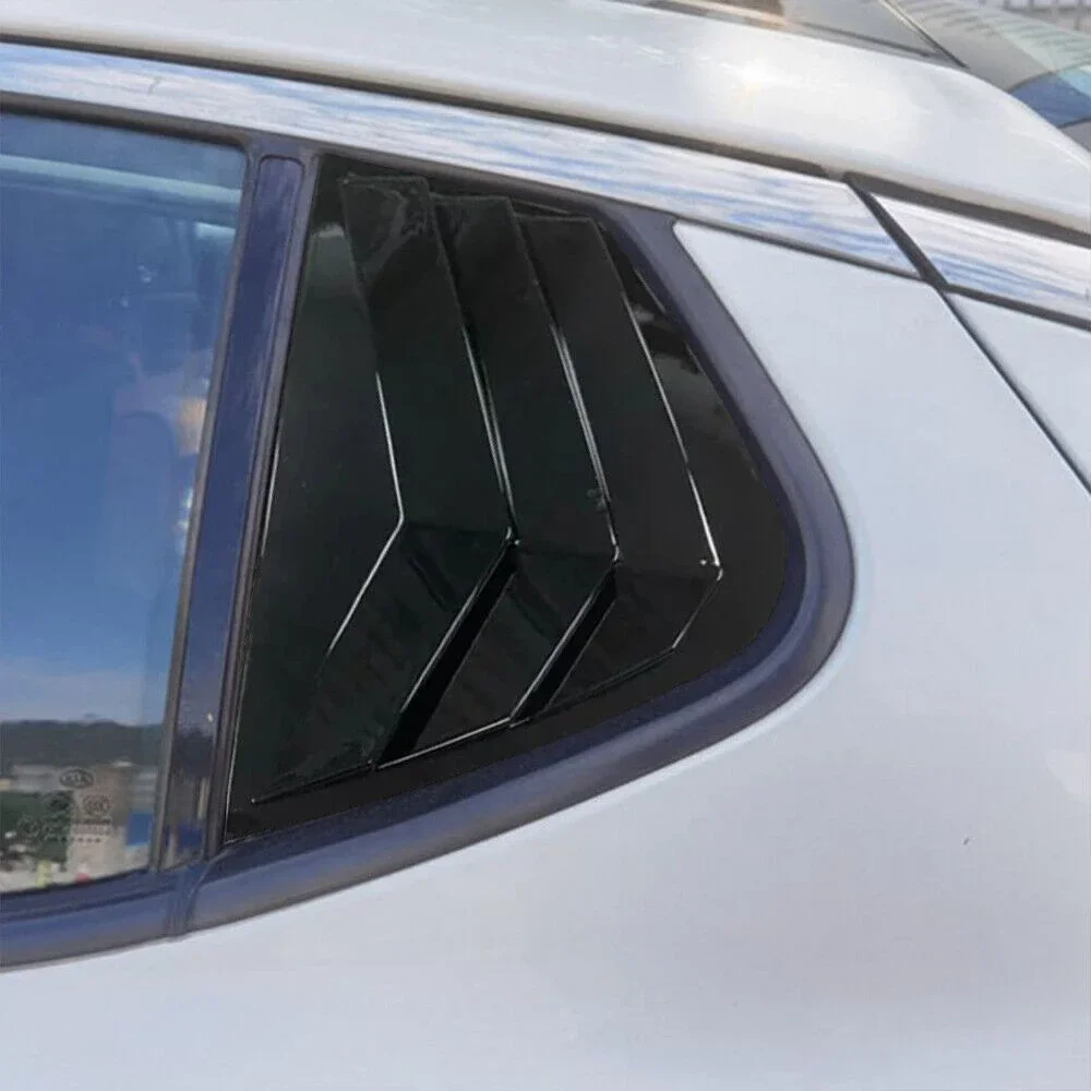2PCS For KIA Optima K5 2011-2015 Car Rear Window Quarter Louver Cover Side Vent Shutter Trim Scoop ABS Accessories 4