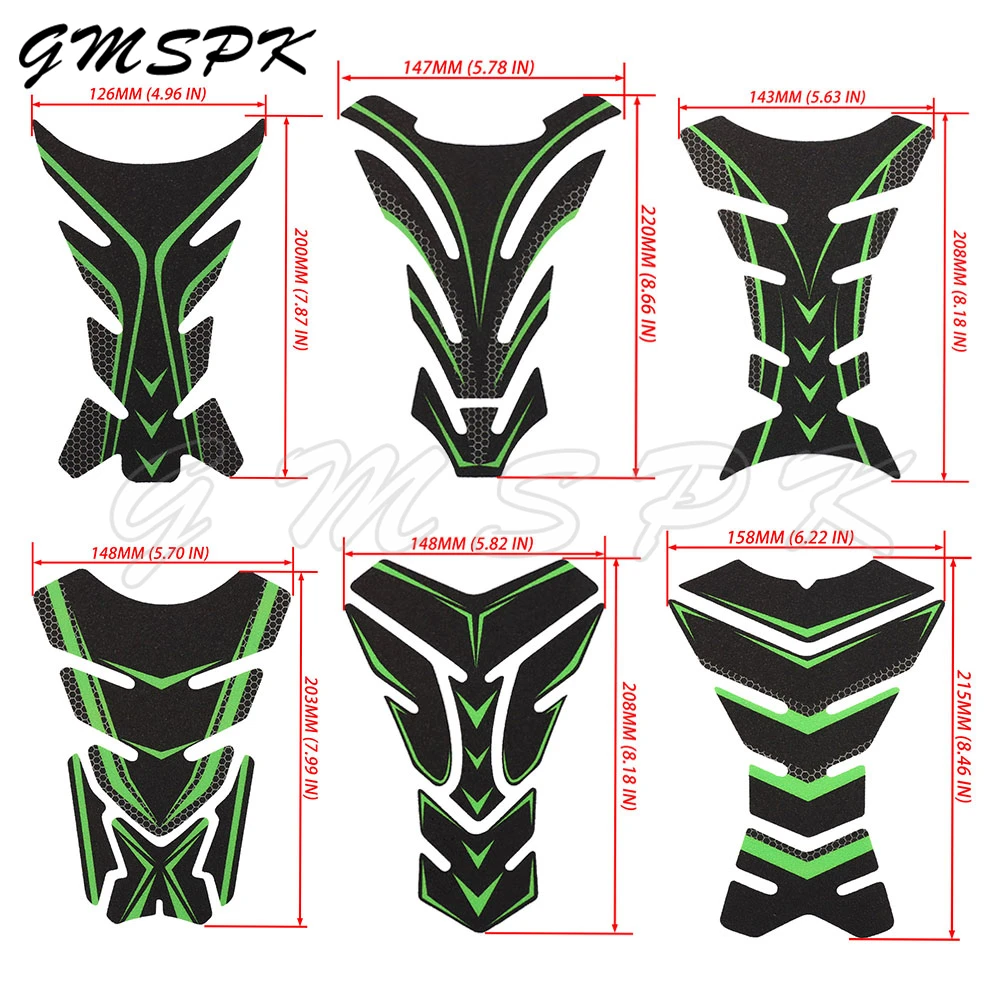 Motorcycle Fuel Oil Cap Tank Pad Protector Stickers Fit for Kawasaki Versys650 NINJA Z1000 Z900 Z750 ZXR ZZR 250 400 ZX6R ZX10R