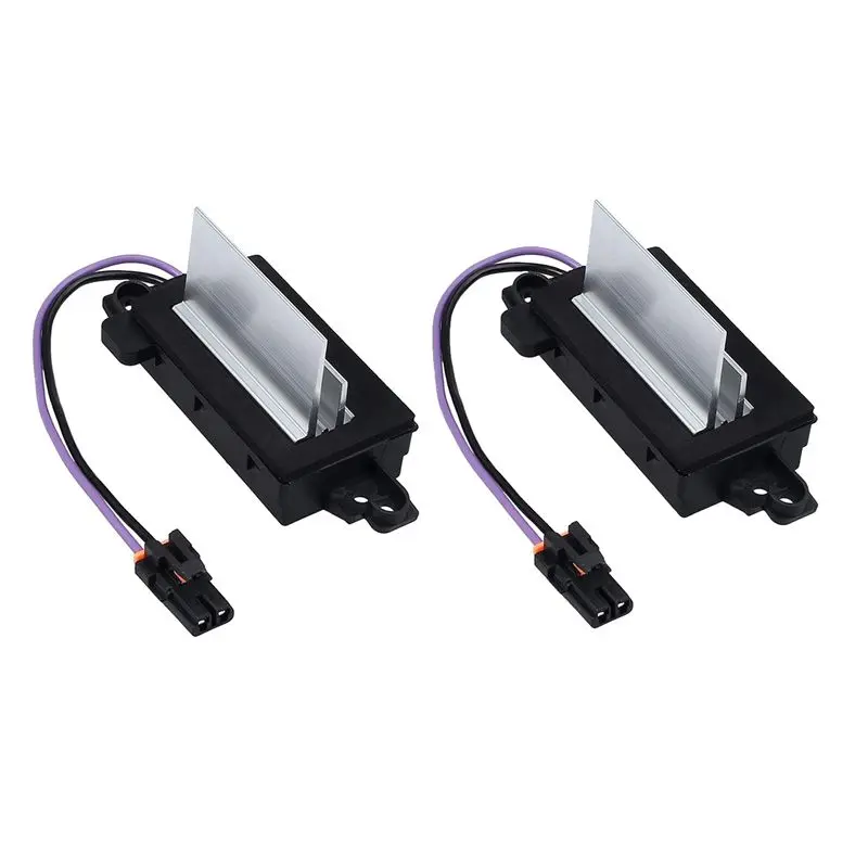 

2X Upgraded Design Heating And Air Conditioning Blower Motor Resistor Ac Blower Control Module For Buick Cadillac Chevy