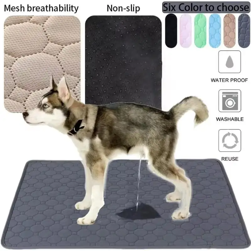 Washable Absorbent Reusable Dog Pee Pad Puppy Training Mat Car Seat Cover Pet Bed Blanket