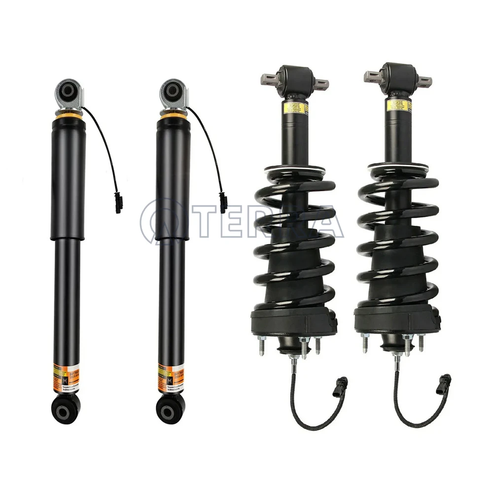 4X Front Rear Shock Absorber Air Suspension Strut For GMC Sierra Chevrolet Silverado 1500 84176631 84977478 84178213