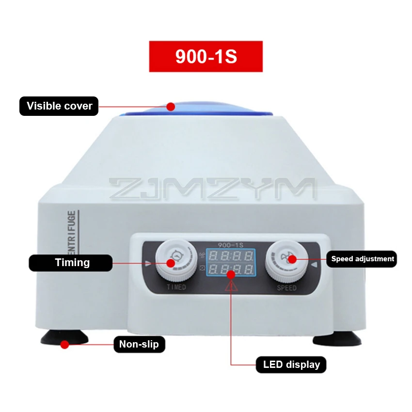 4000Rpm Elektrische Bloedcentrifuge Laboratorium Prp Plasma Centrifuge Machine 6 × 10Ml Centrifuge Buis 900-1/900-1S/900-2