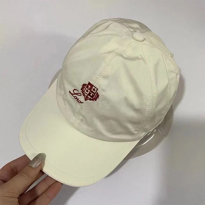 Loro Pi**a Fashion casual duck tongue hat men and women cap spring and summer thin section of the new breathable and comfortable