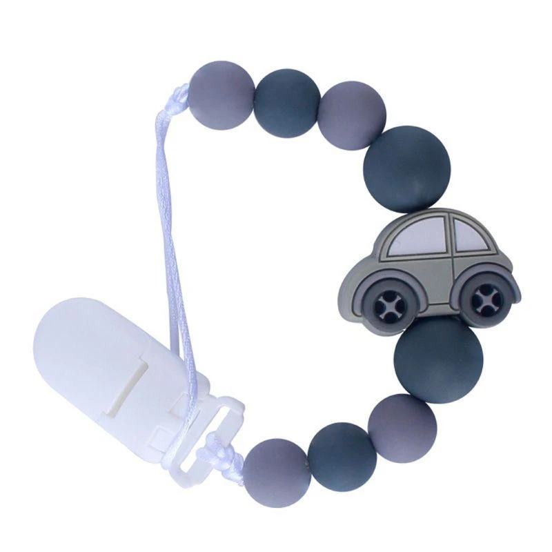 y4qa clips baby boy Boys panda pacifier chain silicone ingle informe eys eys eys eys heads so the pacifier clips b
