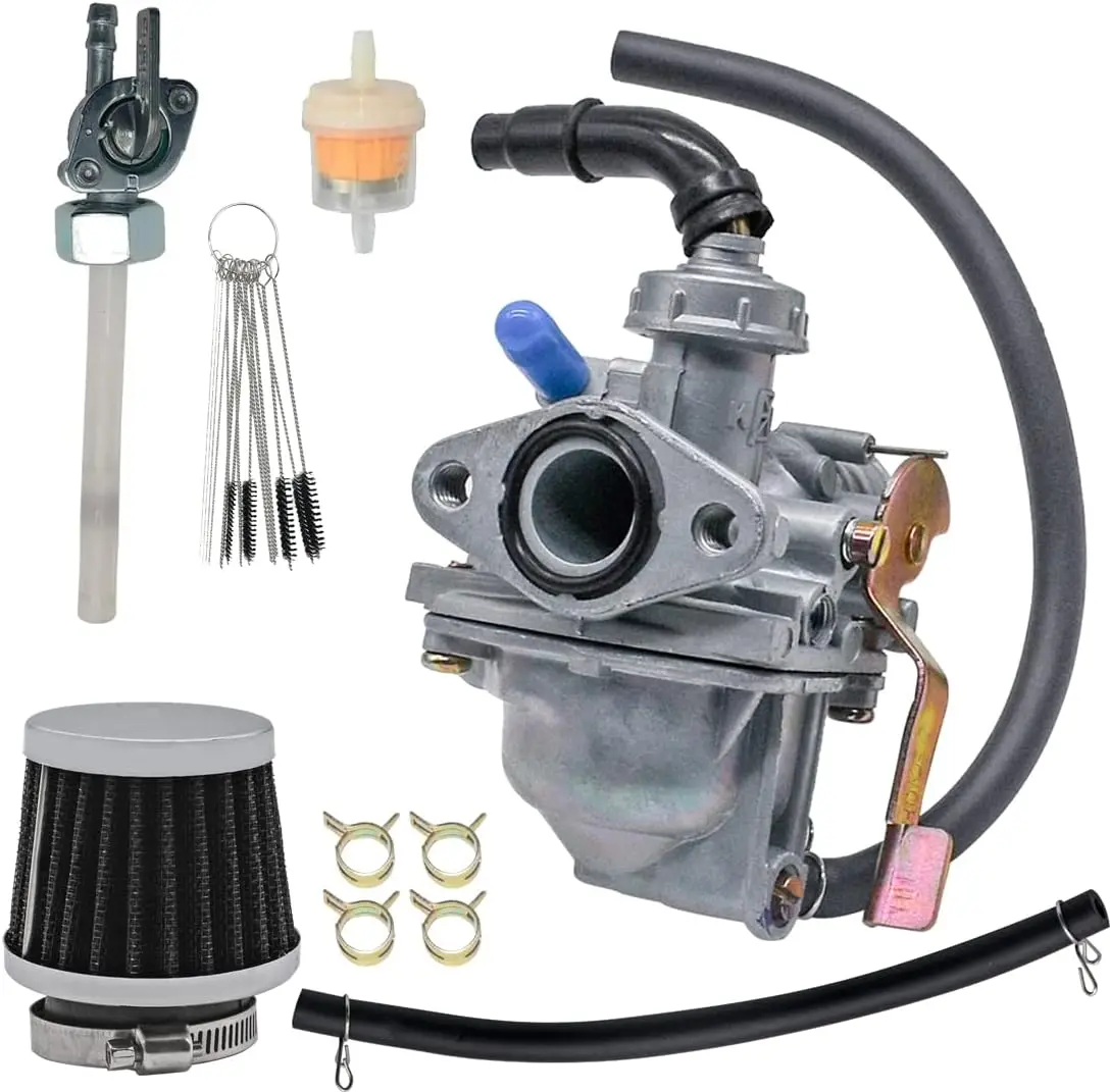 Carburador NC50 para Honda NC50 Express 1977 1978 1979 1980 1981 38mm ED-1CB71 con Filtro de Aire y Válvula de Combustible Petco