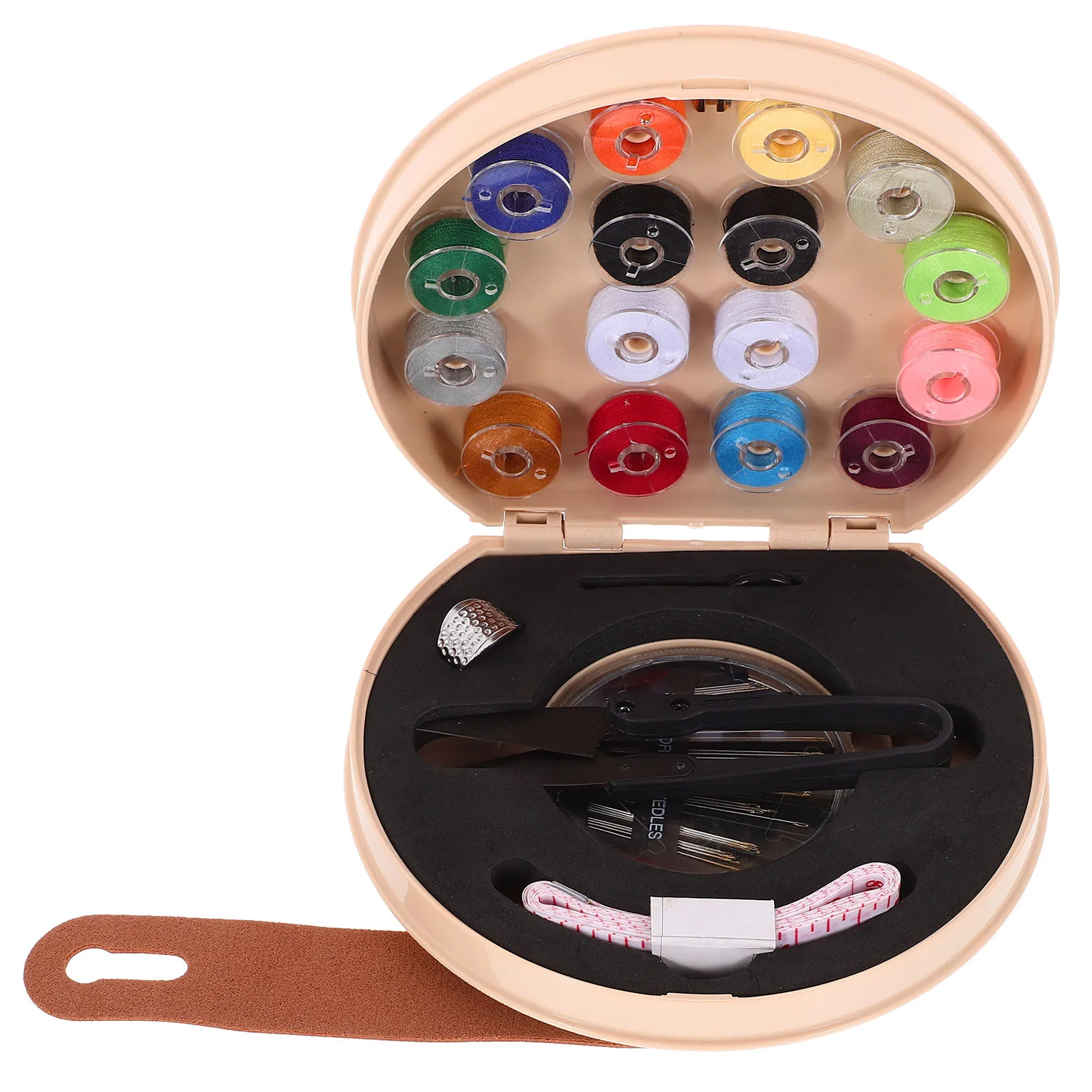 

1 set 1 Set Mini Sewing Kit Purse Mini Sewing Tools Portable Needle Storage Box Organizer For Pins Clips Accessories Travel Size