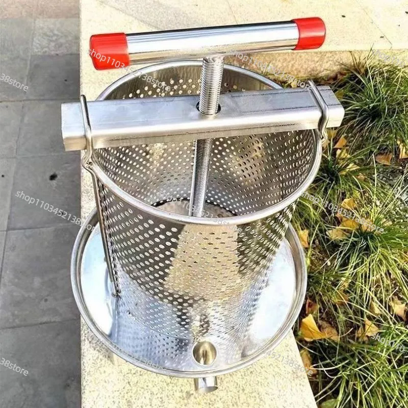 Honey Press Stainless Steel Distiller Sgrains Press Honey Press Beeswax Presspress Bean Dregs