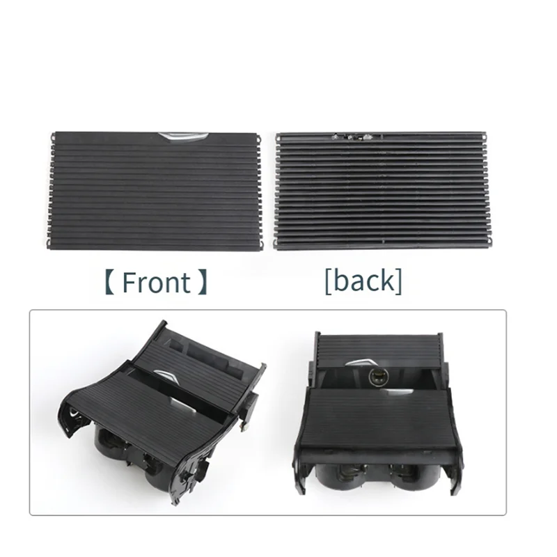 51169299529 Kotak Penyimpanan Penutup Roller Blind Konsol Tengah Penutup Geser Belakang Untuk BMW X1 X2 F48 F49 F39 2016-2021-A02G