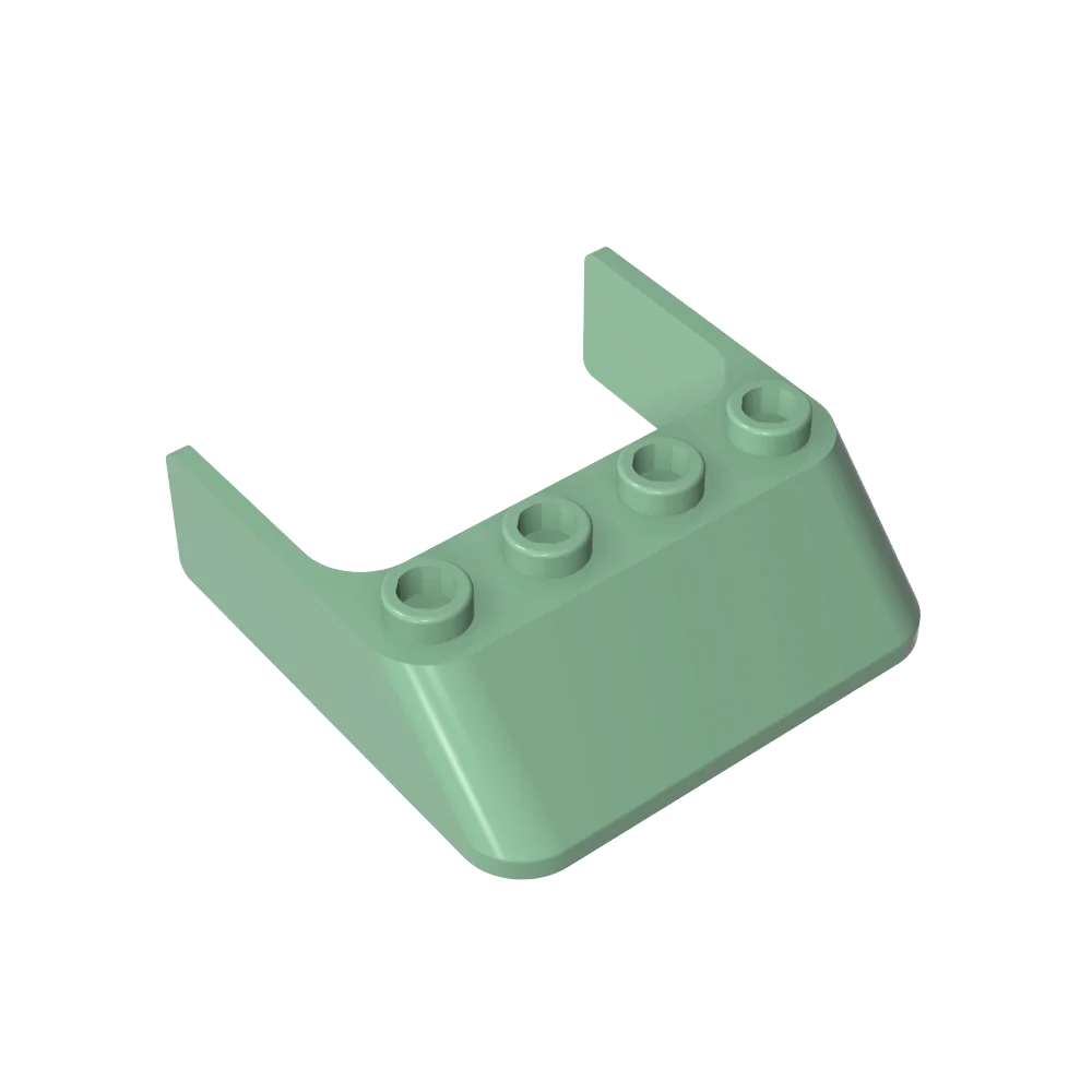 Gobricks GDS-1488 Parabrisas 4 x 4 x 1 compatible con lego 6238 bloques de construcción educativos DIY para niños técnicos