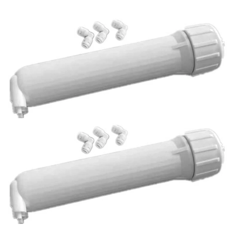 

2X 1812/2012 Reverse Osmosis RO Membrane Filter Housing 1/4 Quick Links Kitchen Water Purifier Parts