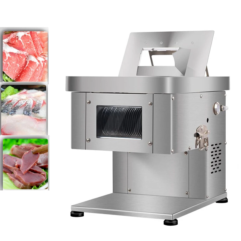 

220V/110V Commercial Electric Slicer Machine Stainless Steel Meat Slicer Cutter Machine Pork Beef Shredded