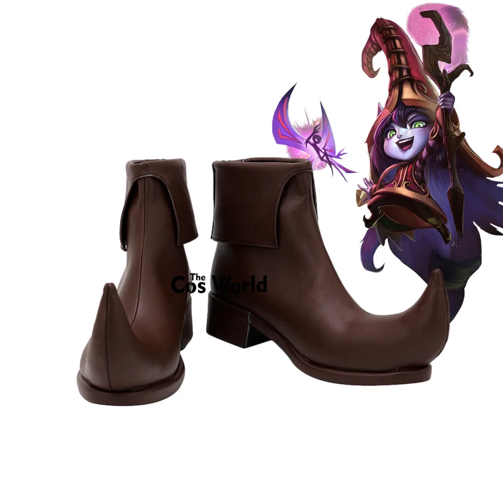 

LOL The Fae Sorceress Lulu Games Customize Cosplay Shoes Boots