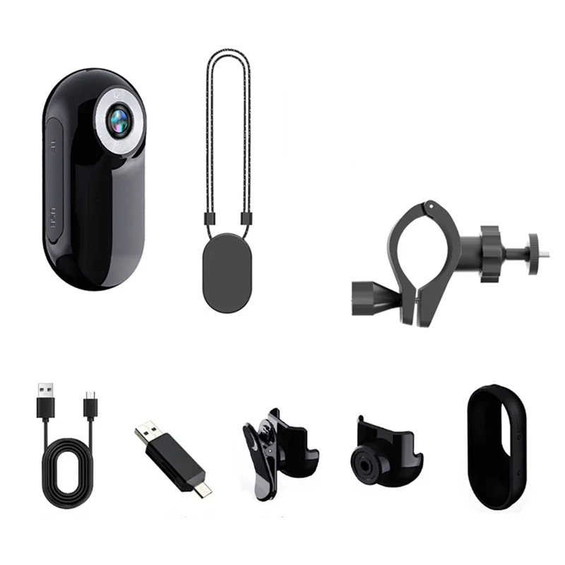 ABJF-Camera Action Camcorder Bodycam Digital Video Audio Recorder 1080P HD 0.96