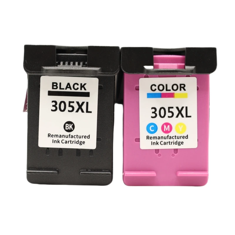 Compatible pour cartouche d'encre HP 305XL 305 XL DeskJet 2710 2730 2720 4110 4120 4130 4134 2320 Envy 6020 6022 6030 6032 imprimante